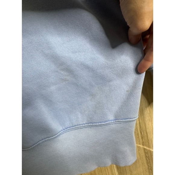 Free People Movement FP Movement Blue Oversized Fleece Hoodie Sweatshirt XS - Picture 7 of 8